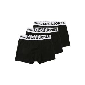 JACK & JONES Spodní prádlo  černá / bílá