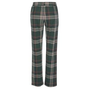 LASCANA Pyžamové kalhoty  tmavě zelená / pink