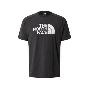 THE NORTH FACE Funkční tričko 'WICKER'  černý melír / bílá
