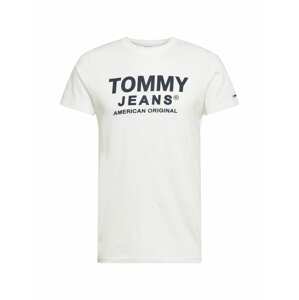 Tommy Jeans Tričko 'ESSENTIAL'  tmavě modrá / bílá
