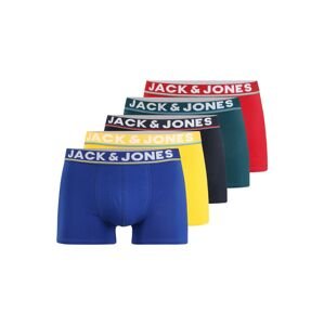 JACK & JONES Boxerky  černá / tmavě zelená / modrá / žlutá / červená