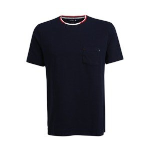 LACOSTE T-Shirt  marine modrá / bílá / světle červená