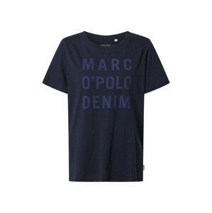 Marc O'Polo DENIM Tričko 'Logo Tee' modrá
