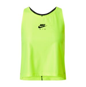 Nike Sportswear Top 'Air'  lichtgeel / zwart