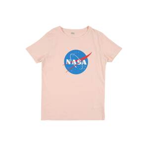 Mister Tee Tričko 'NASA Insignia'  modrá / růžová / červená / bílá