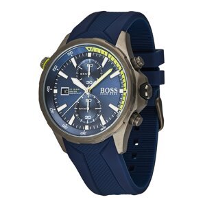 BOSS Casual Analogové hodinky 'Globetrotter'  modrá / bílá