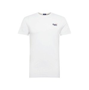 Superdry Tričko  bílá / námořnická modř
