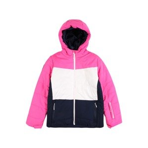 4F Outdoorová bunda námořnická modř / pink / bílá