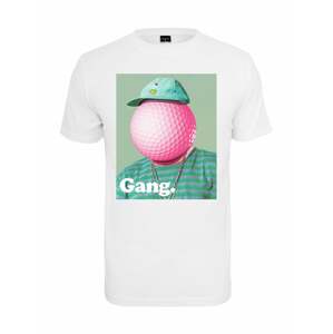 Mister Tee Tričko 'Golf Gang'  zelená / mátová / pink / červená / bílá