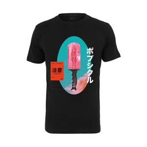 Mister Tee Tričko 'Japanese Ice' nefritová / pink / rezavě červená / černá / bílá