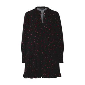 Dorothy Perkins Košilové šaty  černá / červená