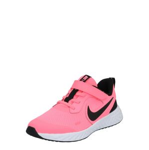 NIKE Sportovní boty 'Revolution 5'  černá / pink
