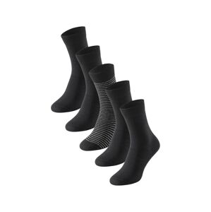 SCHIESSER Ponožky  černá / bílá