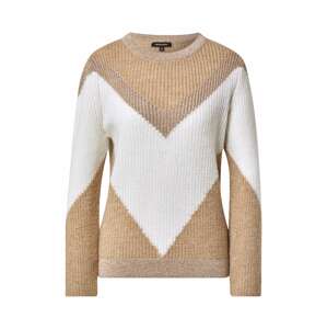 MORE & MORE Pullover  velbloudí / bílá