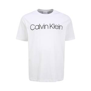 Calvin Klein Big & Tall Tričko  bílá / černá