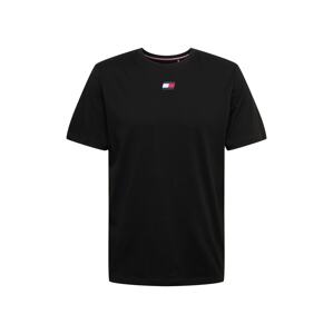 Tommy Sport Funkční tričko  černá / modrá / bílá / červená