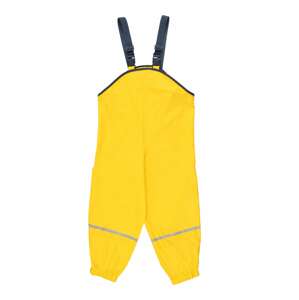 PLAYSHOES Funkční kalhoty marine modrá / svítivě žlutá / světle šedá