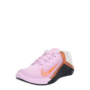 NIKE Sportovní boty 'Metcon 6'  černá / pink / tmavě oranžová / bílá