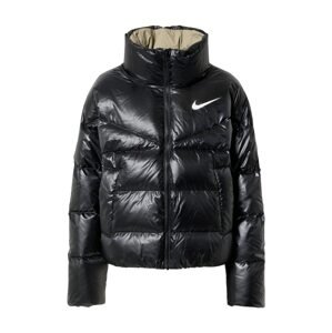 Nike Sportswear Zimní bunda  černá / bílá