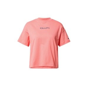 Champion Authentic Athletic Apparel Tričko  růžová / bílá / červená
