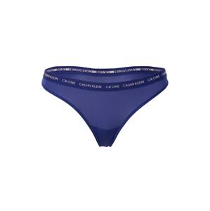 Calvin Klein Underwear Tanga  modrá / bílá