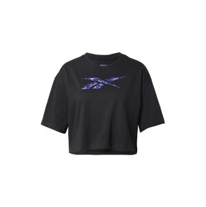 Reebok Sport Funkční tričko modrá / světlemodrá / černá