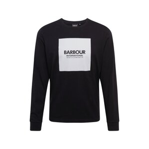 Barbour International Tričko  černá / šedá
