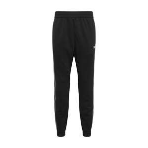 Reebok Sport Sportovní kalhoty  černá / bílá