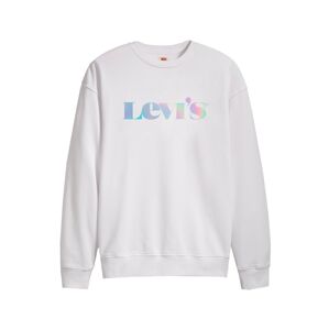LEVI'S Mikina 'RELAXED T2 GRAPHIC CREW'  bílá