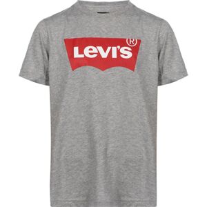 LEVI'S Tričko šedý melír / červená / bílá