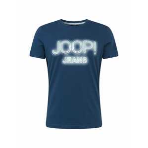 JOOP! Jeans Tričko  nebeská modř / bílá