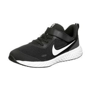 NIKE Sportovní boty 'Revolution 5' černá / bílá