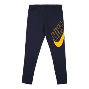 Nike Sportswear Legíny  námořnická modř / zlatě žlutá