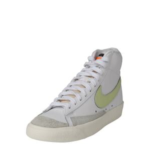 Nike Sportswear Kotníkové tenisky 'BLAZER'  bílá / světle zelená / šedá