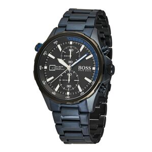 BOSS Casual Analogové hodinky 'Globetrotter'  černá / tmavě modrá / bílá