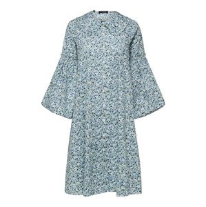 SELECTED FEMME Košilové šaty 'Roman'  bílá / nebeská modř / zelená / modrá