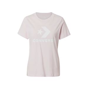 CONVERSE Tričko 'STAR CHEVRON'  pastelově růžová / bílá