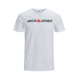 Jack & Jones Plus Tričko námořnická modř / grenadina / bílá