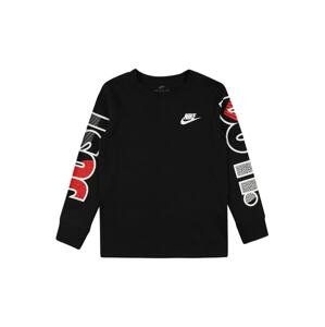 Nike Sportswear Tričko 'FLY'  černá / bílá / světle červená