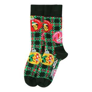 Happy Socks Ponožky 'Holiday Spirit'  tmavě zelená / mix barev