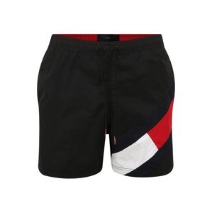 Tommy Hilfiger Underwear Plavecké šortky námořnická modř / světle červená / černá / bílá