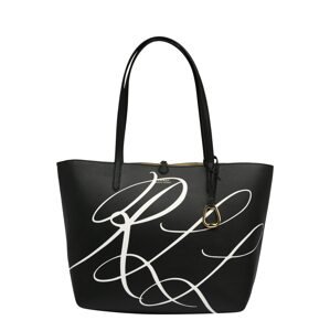 Lauren Ralph Lauren Nákupní taška  zlatá / černá / bílá