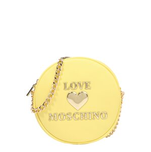 Love Moschino Taška přes rameno  žlutá / zlatá