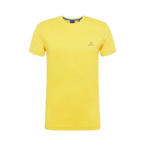 GANT Tričko  žlutá / modrá