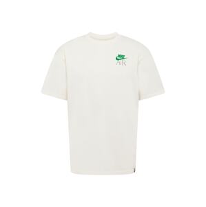 Nike Sportswear Tričko  bílá / zelená / šedá