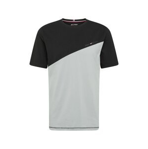 Tommy Sport Funkční tričko  stříbrně šedá / černá