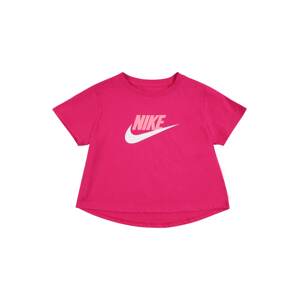 Nike Sportswear Tričko  pink / bílá / světle růžová