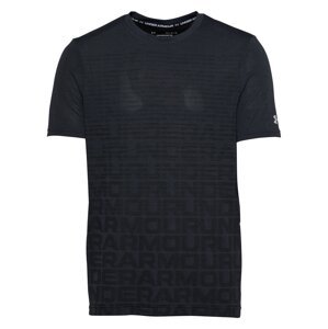 UNDER ARMOUR Funkční tričko  černá / čedičová šedá
