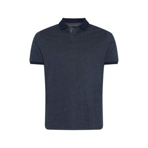 TOM TAILOR Men + T-Shirt  námořnická modř / offwhite