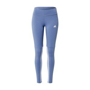 ADIDAS PERFORMANCE Sportovní kalhoty  kouřově modrá / bílá